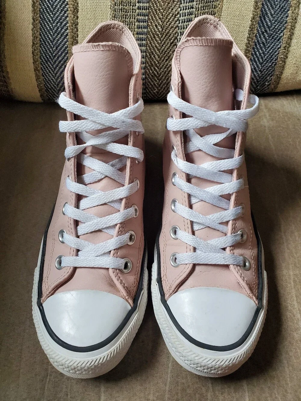 Converse Chuck AllStar HighTops Donut Frosting Pink Leather Rare Sample Release